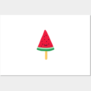 Summer watermelon popsicle Posters and Art